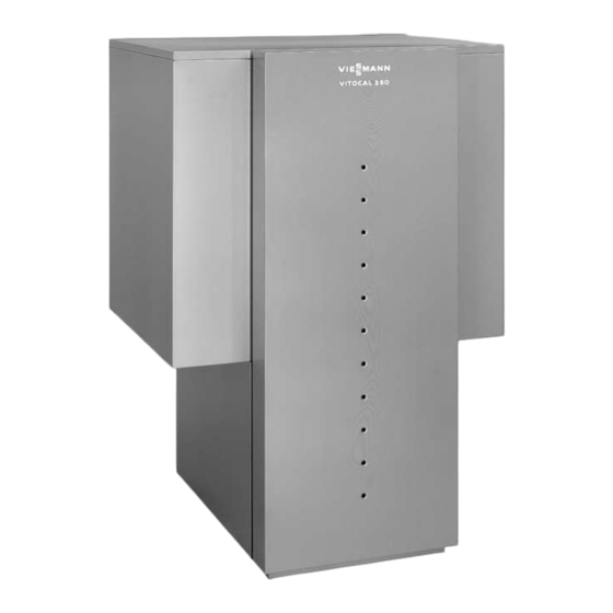 Viessmann VITOCAL 350 Notice D'utilisation Pour L'utilisateur