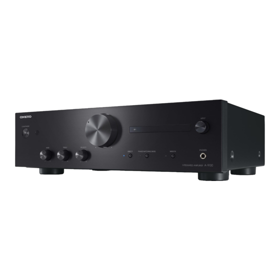 Onkyo A-9130 Mode D'emploi