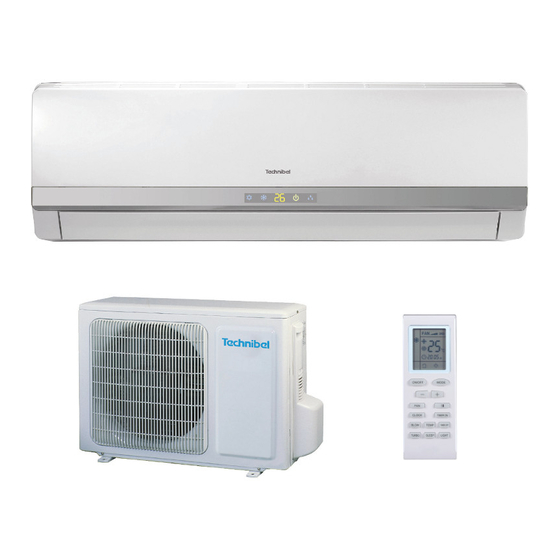 Technibel Climatisation MCA 180 C5 TA Notice D'installation