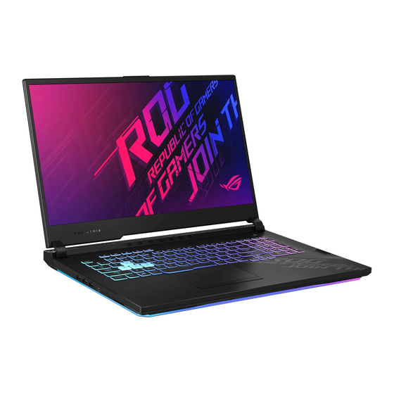 Asus ROG STRIX G712LW Mode D'emploi