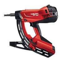 Hilti GX 120 Mode D'emploi