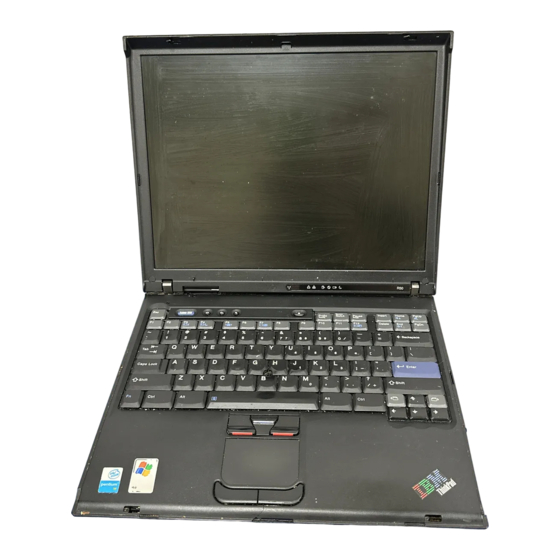 IBM ThinkPad R50 Serie Guide De Maintenance Et D'identification Des Incidents