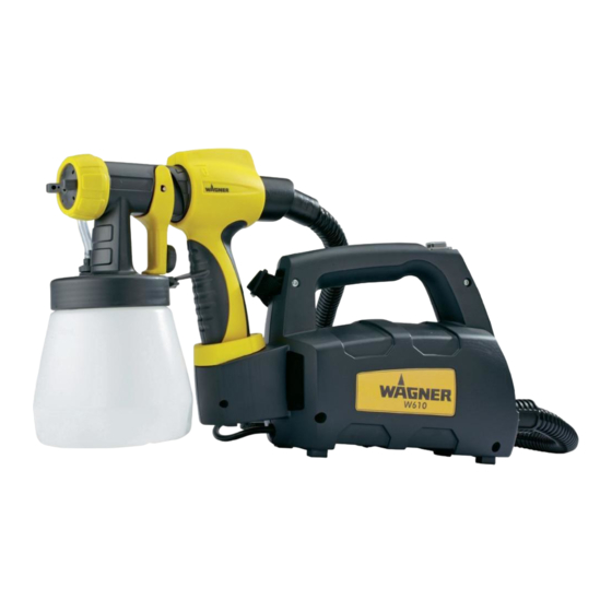 WAGNER W 610 Manuel D'utilisation