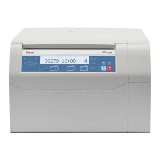 Thermo Fisher Scientific Megafuge 8 Mode D'emploi