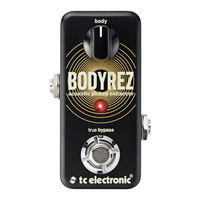 Tc Electronic Bodyrez Mode D'emploi