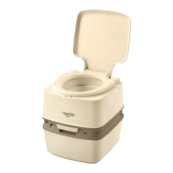 Thetford Porta Potti Qube 165 Mode D'emploi