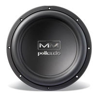 Polk Audio Mobile Monitor MM1240SVC Mode D'emploi