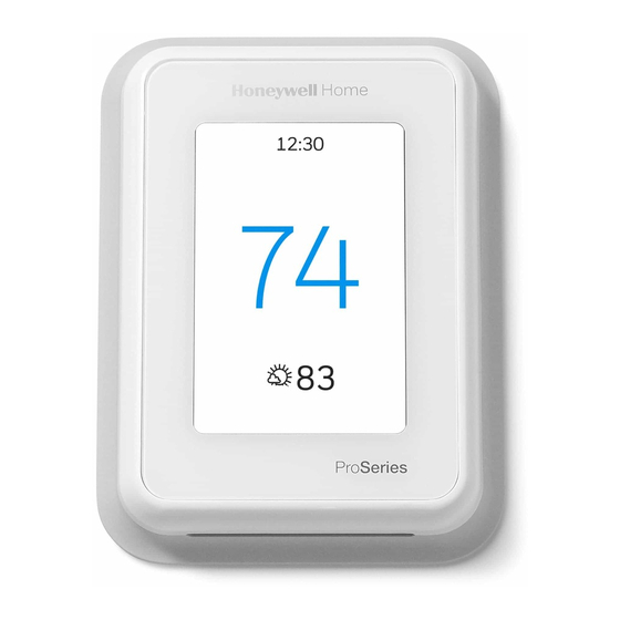 Honeywell Home T10 Pro Smart Guide D'installation