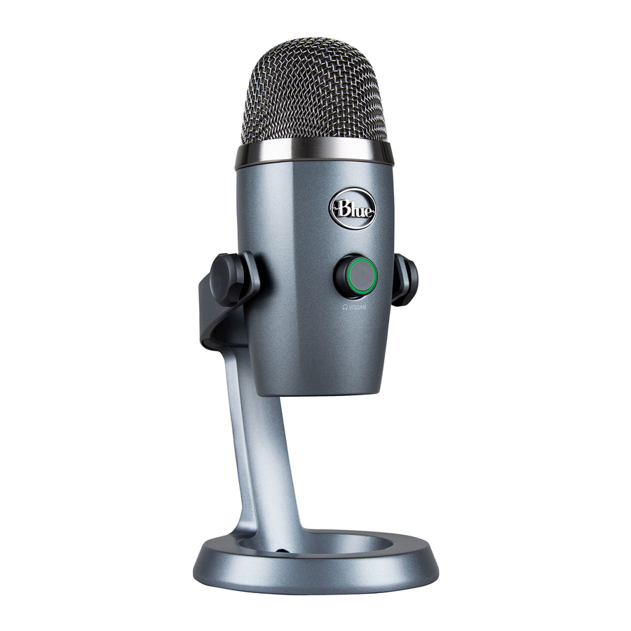 Blue yeti NANO Manuel D'utilisation