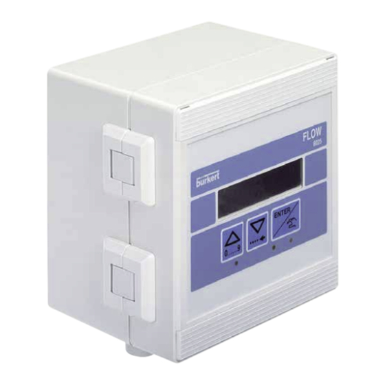 Burkert 8025 Mode D'emploi