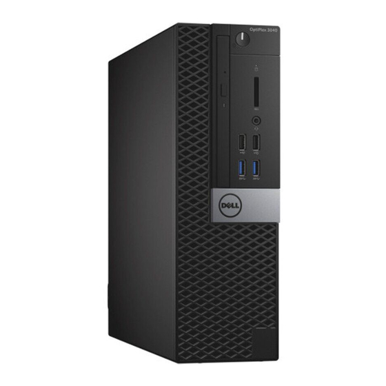 Dell OptiPlex 3040 Manuel Du Propriétaire