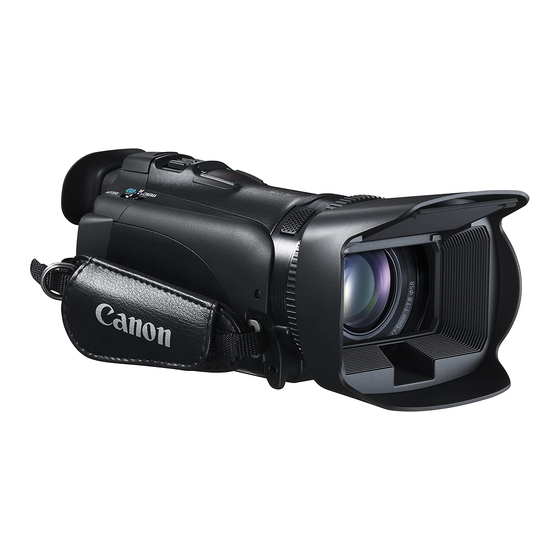 Canon LEGRIA HF G25 Guide Rapide