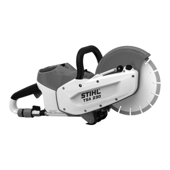 Stihl TSA 230 Notice D'emploi