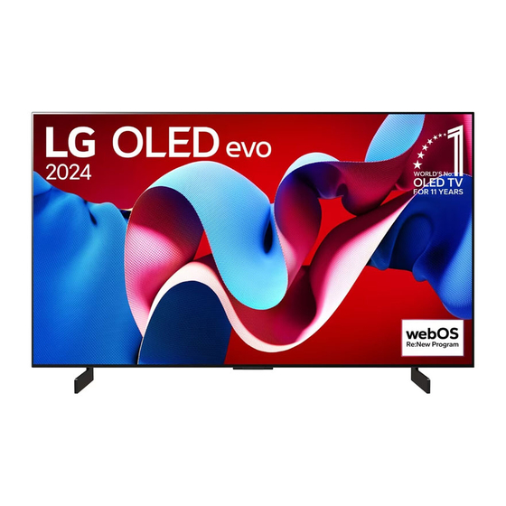 LG OLED42C4 Manuel D'utilisation