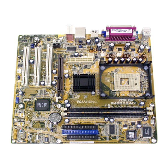 Asus P4S800-MX Manuel