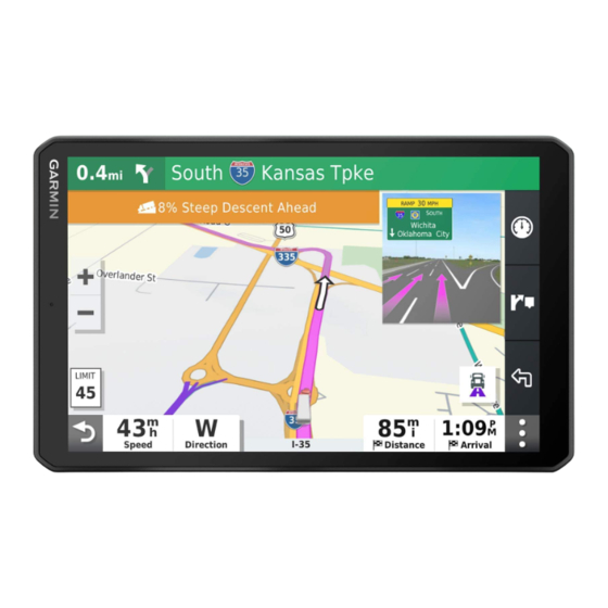 Garmin DEZL OTR800 Manuel D'utilisation