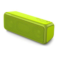 Sony SRS-XB3 Manuel D'aide