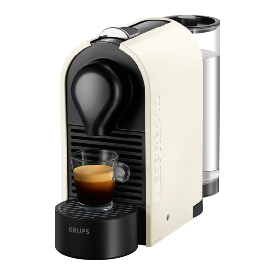 Krups Nespresso U C50 Manuel D'instructions