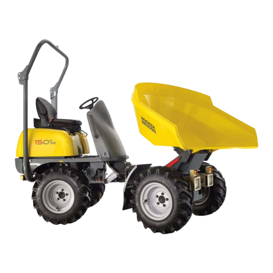 Wacker Neuson 1001 Manuel D'utilisation