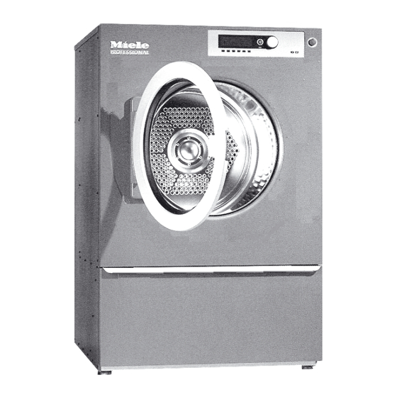 Miele professional PT 8257 WP Mode D'emploi