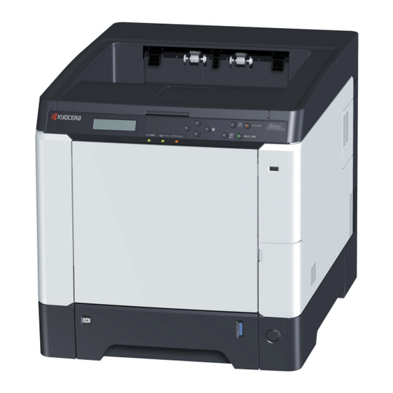 Kyocera ECOSYS P6021cdn Guide D'installation Rapide