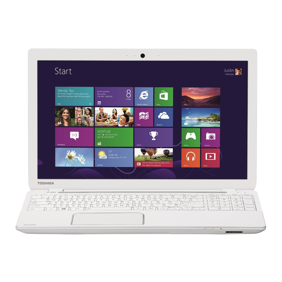 Toshiba Satellite L50-A Manuel De L'utilisateur