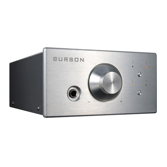 Burson Soloist SL Manuels