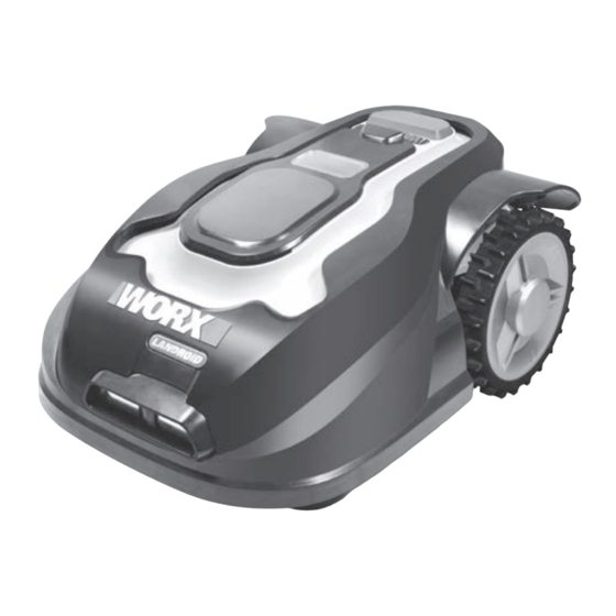 Worx WG754E Guide De Programmation Et De Dépannage
