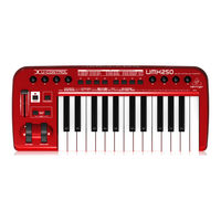 Behringer U-CONTROL UMX250 Manuel D'utilisation