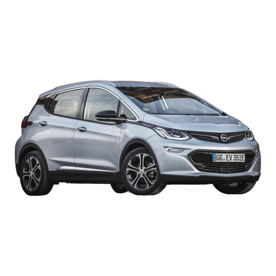 Opel AMPERA-E Manuels