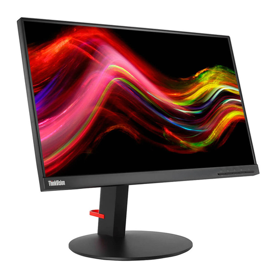 Lenovo ThinkVision T23i-10 Guide De L'utilisateur