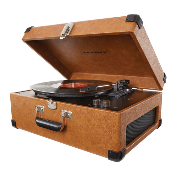 Crosley KEEPSAKE CR6249A Manuel D'utilisation