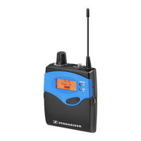Sennheiser Tourguide UHF Notice D'emploi