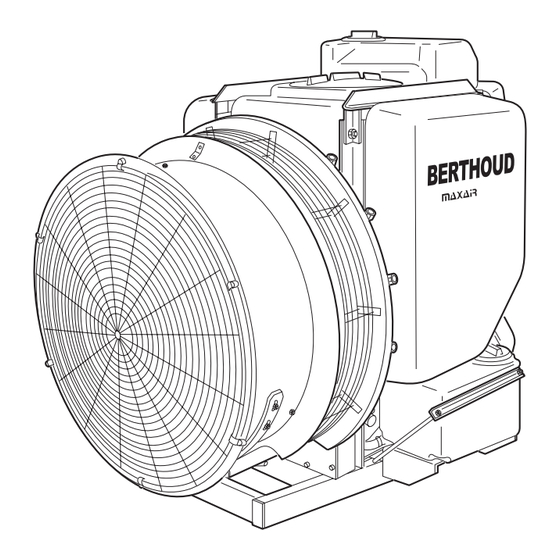 Berthoud MAXAIR 240 Mode D'emploi