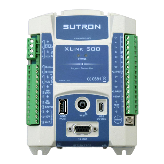 Sutron XLINK100 Guide De Démarrage Rapide