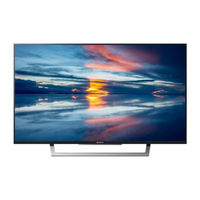 Sony BRAVIA KDL-KDL43WD750 Mode D'emploi