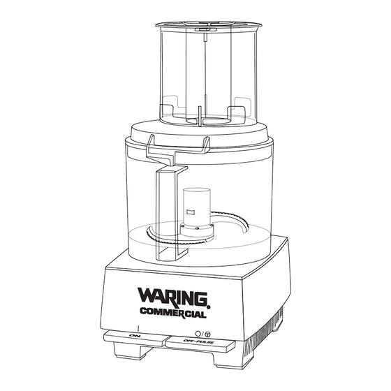 Waring Commercial WFP14E/K Manuel D'utilisation