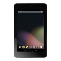 Asus nexus 7 Guide De Mise En Route Rapide