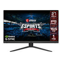 MSI Optix MAG274R2 Mode D'emploi