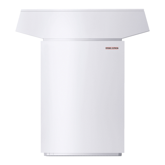 Stiebel Eltron WPL 33 Manuel D'utilisation Et D'installation