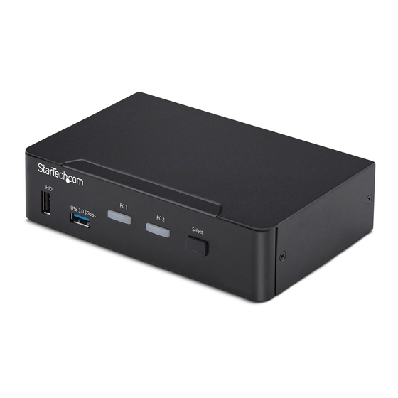 StarTech P2AD122-KVM-SWITCH Guide De Démarrage Rapide