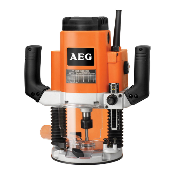 AEG Powertools OF 2050 E Notice Originale