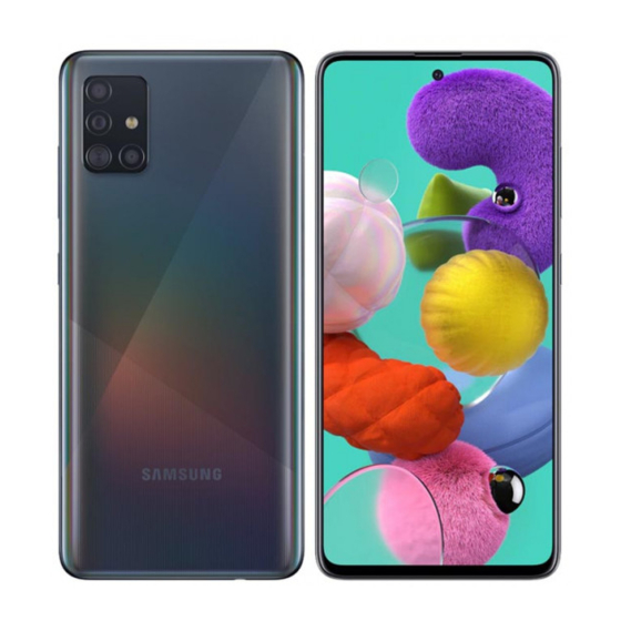 Samsung GALAXY A51 5G Mode D'emploi