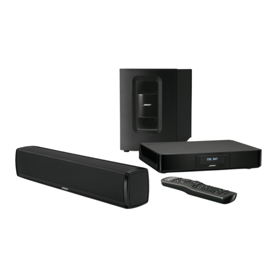 Bose SoundTouch 120 Notice D'utilisation