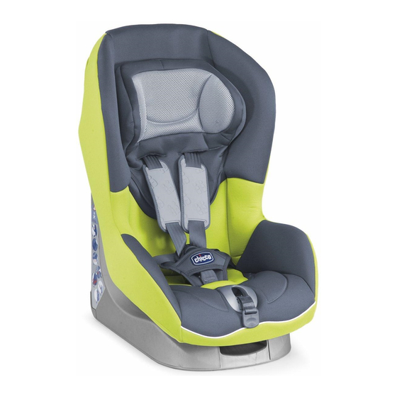 Chicco KEY1 ISOFIX Mode D'emploi