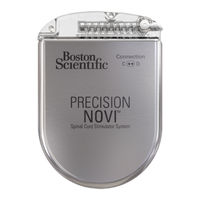 Boston Scientific Precision Novi SCS Guide De Référence