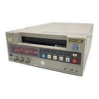 Sony DVCAM DSR-20P Mode D'emploi