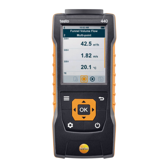 TESTO 440 Guide D'utilisation