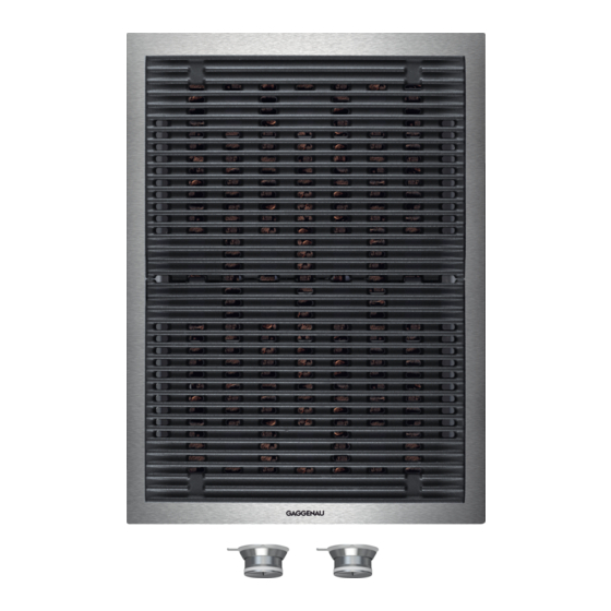 Gaggenau VR 414 610 Notice D'utilisation