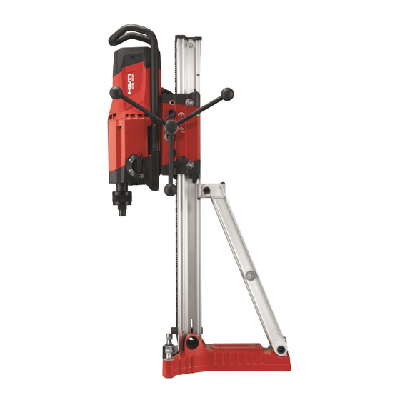 Hilti DD 200 Mode D'emploi